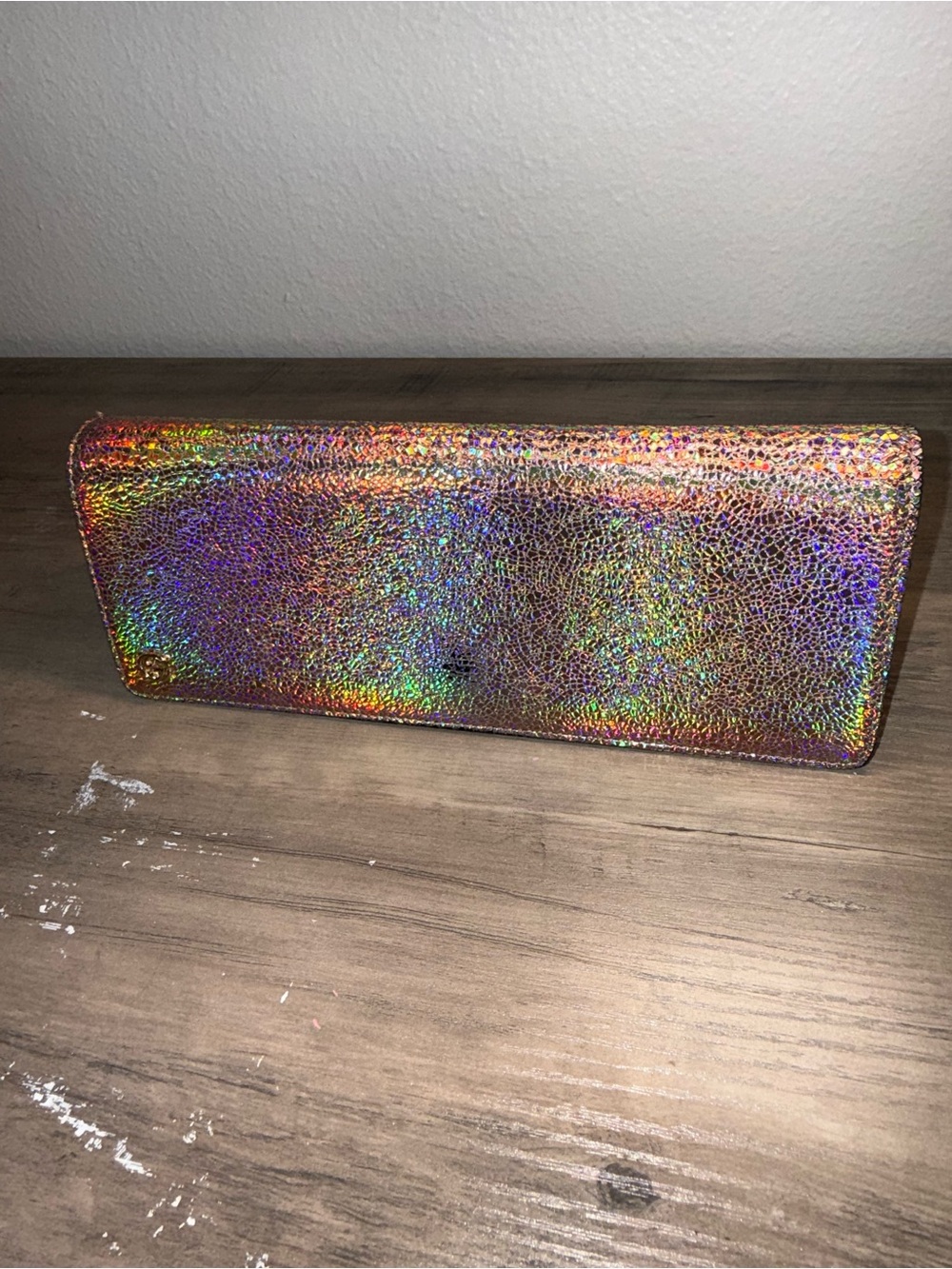 Gucci Iridescent Holographic Long Clutch - Multi Rainbow